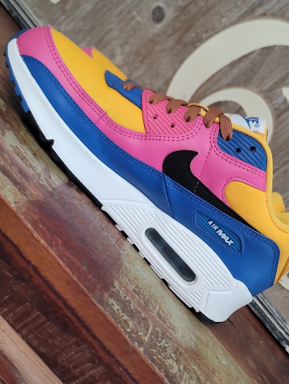🔥 Nike Air Max 90 'Multi Color' Wmns 8 Great Condition. Fast Shipping. - Picture 13 of 15